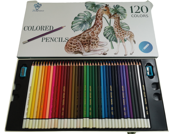 Boîte de 48 / 72 / 120 crayons de couleur évolutifs - 2G France
