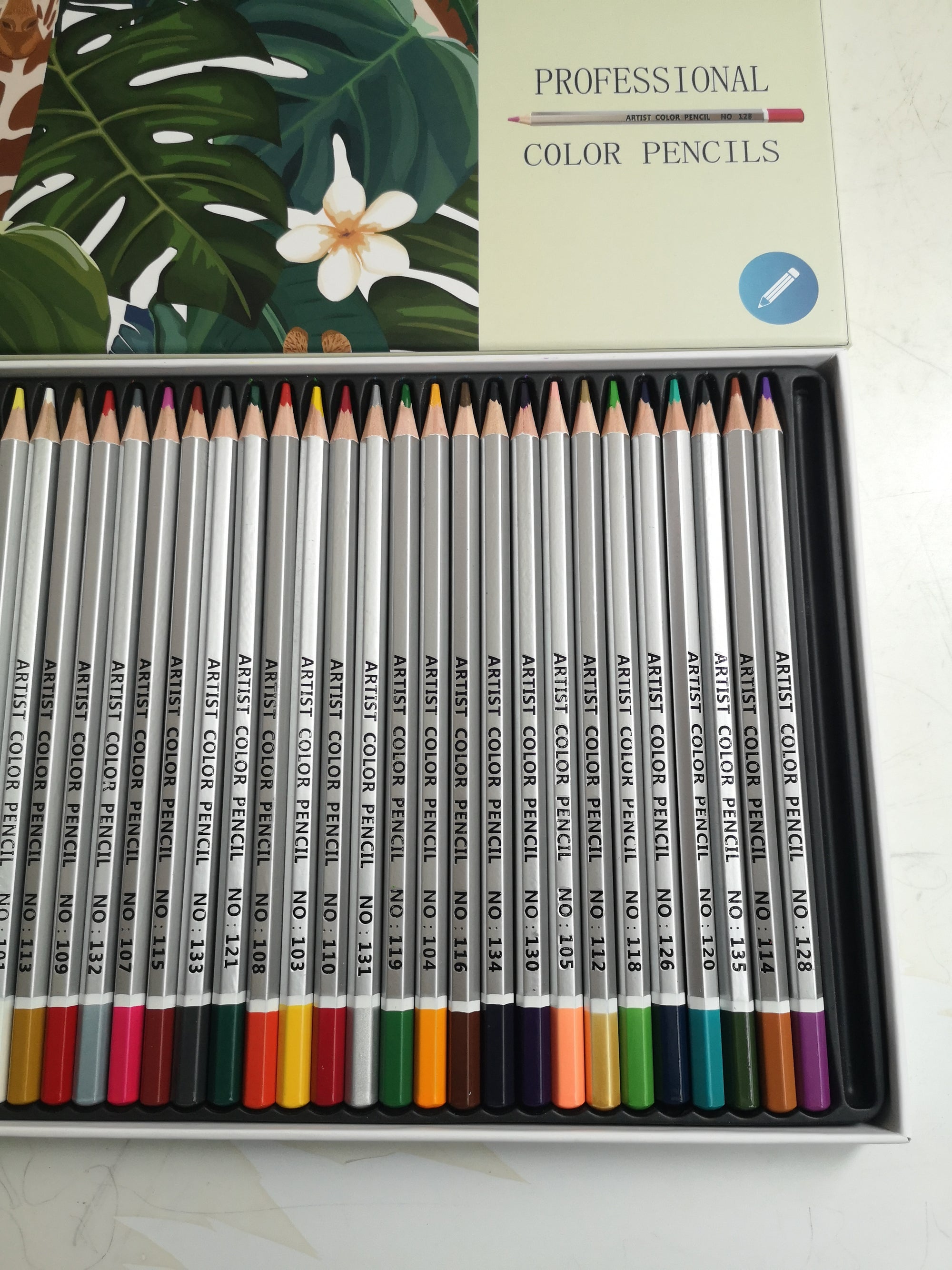Boîte de 36 / 72 / 150 crayons de couleur professionnels pour dessin ou illustration - 2G France