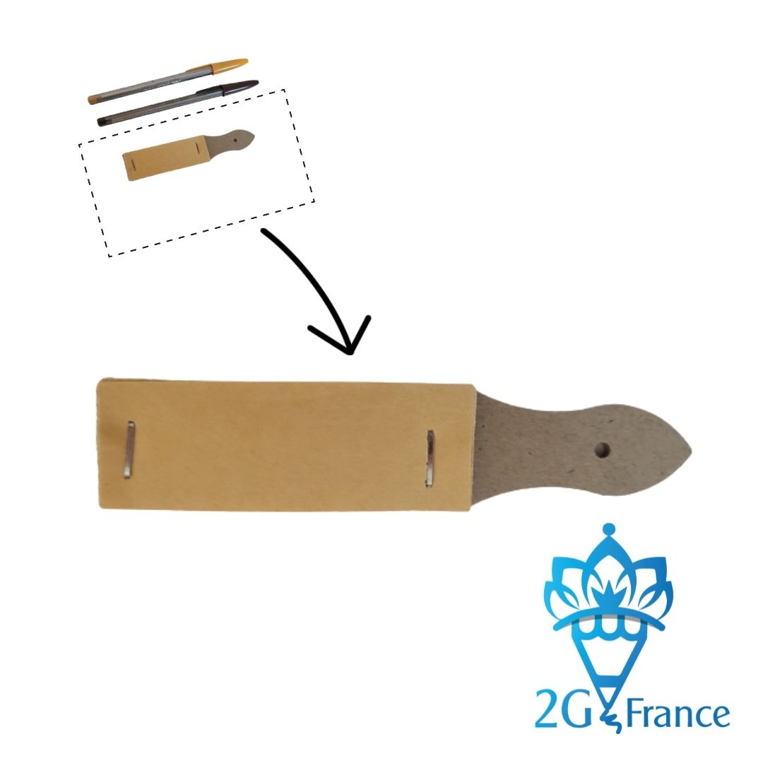 Aiguiseur - bloc de papier de verre pour crayon - 2G France